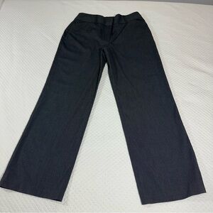 Chico’s Women’s Classic Black Dress Pants with white Stripe Sz 2.5 (14)